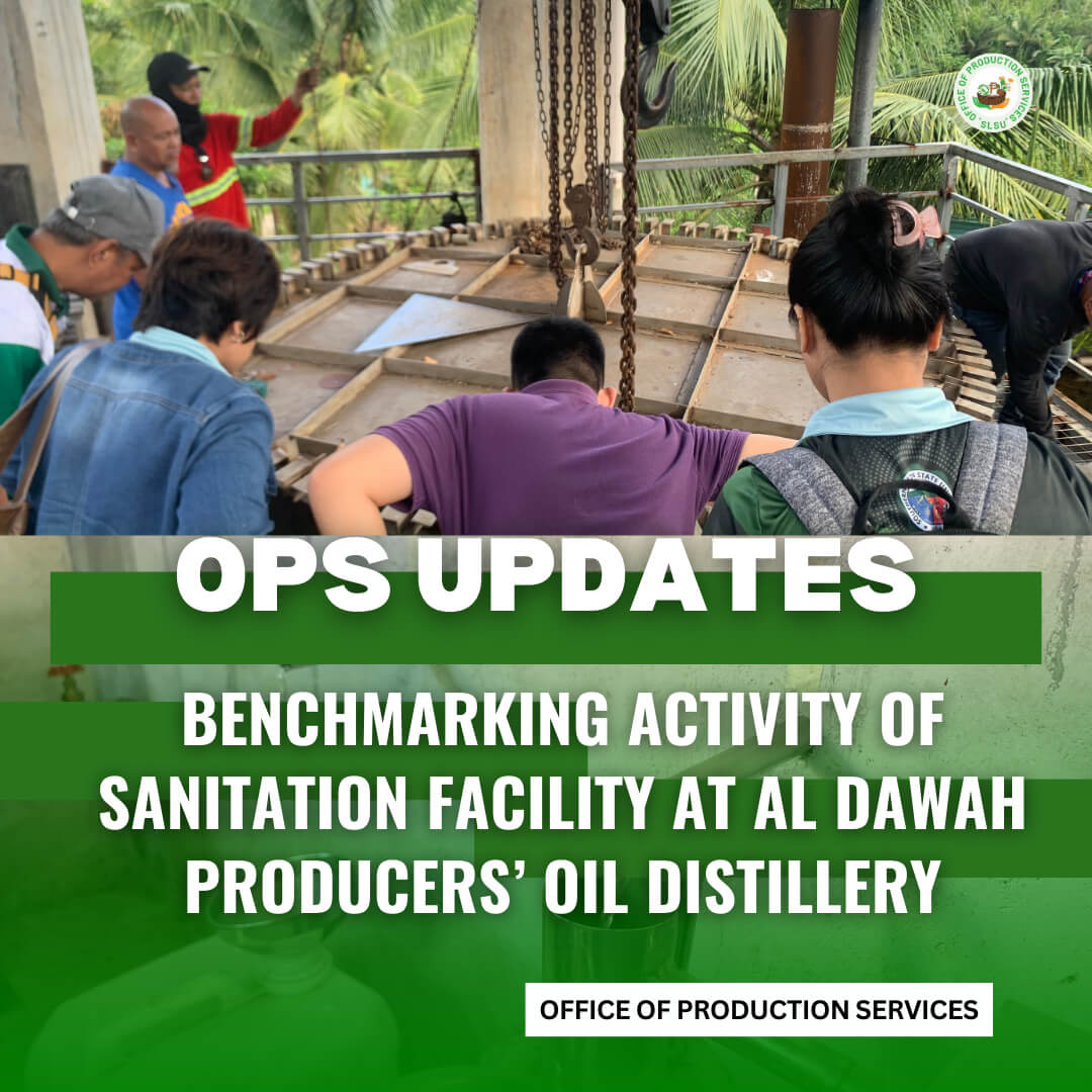 Benchmarking Activity of Sanitation Facility at Al Dawah Producers Cooperative’s Oil Distillery in Lopez, Quezon